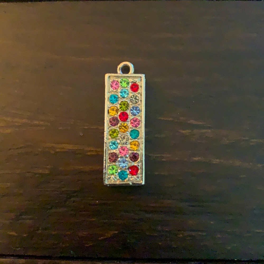 Multicolored Gemstone Charm